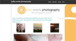 Desktop Screenshot of blog.kellywachsphotography.com